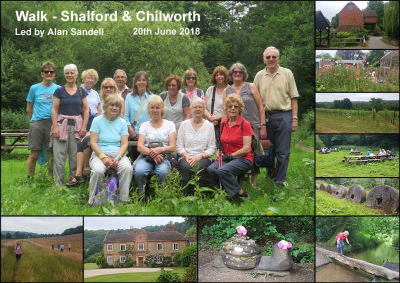 Walk - Shalford & Chilworth - 20th June 2018